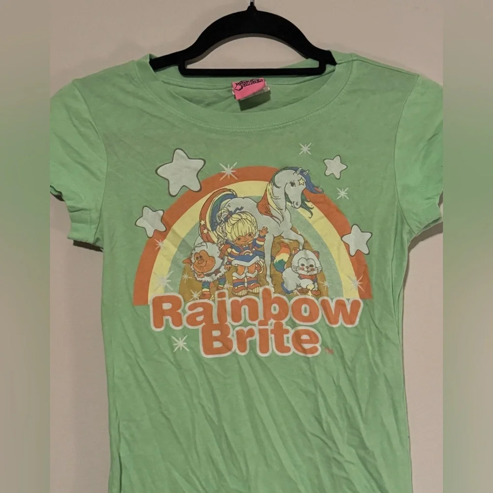 Vintage Y2K Jerry Leigh Rainbow Brite Graphic Tee - 100% Cotton - Picture 1 of 7